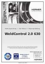 Preview for 1 page of HURNER WeldControl 2.0 630 User Manual