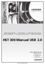 Preview for 1 page of HURNER WHITELINE HST 300 JUNIOR + Manual