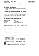 Preview for 49 page of HURNER WHITELINE HST 300 JUNIOR + Manual