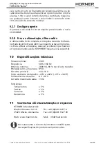 Preview for 97 page of HURNER WHITELINE HST 300 JUNIOR + Manual