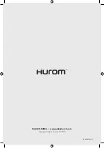 Предварительный просмотр 13 страницы HUROM H-300E Series Instruction Manual