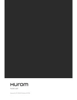 Preview for 8 page of HUROM HG Elite Instruction Manual