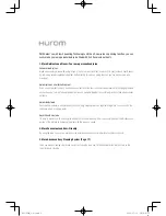 Preview for 5 page of HUROM HJ SERIES User Manual