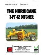 Hurricane 3-PT 42 Quick Start Manual preview