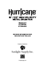 Preview for 4 page of Hurricane 736491 Owner'S Manual