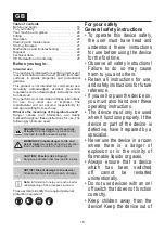 Preview for 16 page of Hurricane DT5307 Original Instructions Manual