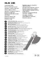 Hurricane HLSI 280 Operating Instructions Manual предпросмотр