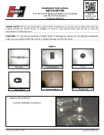 Preview for 1 page of HURST 3916036 Installation Instructions Manual