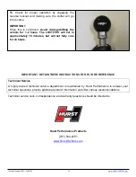 Preview for 16 page of HURST 3916036 Installation Instructions Manual