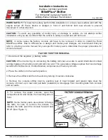 HURST Billet/Plus Installation Instructions preview