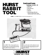 Preview for 1 page of HURST RABBIT TOOL Instructions