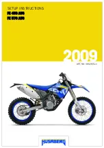 Preview for 1 page of HUSABERG FE 450 AUS 2009 Setup Instructions