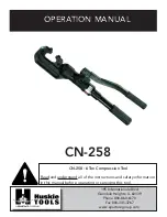 Preview for 1 page of Huskie Tools CN-258 Operation Manual