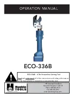 Preview for 1 page of Huskie Tools ECO-336B Operation Manual