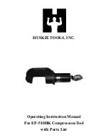 Huskie Tools EP-510HK Operating Instructions Manual preview