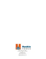 Preview for 10 page of Huskie Tools HP-700 Operating Instructions Manual