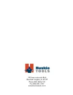 Preview for 23 page of Huskie Tools HTP-AGR Operating Instructions Manual