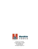 Preview for 16 page of Huskie Tools Huskie Tools SL-SB20 Operation Manuals