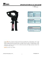 Preview for 5 page of Huskie Tools R-750C Operation Manuals