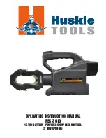 Предварительный просмотр 1 страницы Huskie Tools REC-3610 Operating Instructions Manual