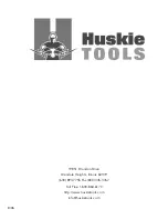 Предварительный просмотр 12 страницы Huskie Tools REC-585YC Operating Instructions Manual