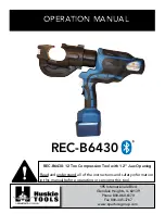 Huskie Tools REC-B6430 Operation Manual preview