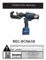 Huskie Tools REC-BCN658 Operation Manual preview