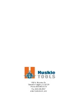 Preview for 16 page of Huskie Tools REC-S624CC Operation Manual