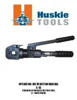 Huskie Tools S-16 Operating Instructions Manual preview