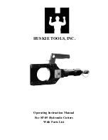 Preview for 1 page of Huskie Tools SP-85 Operating Instructions Manual