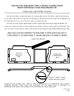 HUSKY LINERS 6145FR Care And Use Instructions предпросмотр