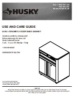 Preview for 1 page of Husky 002 953 222 Use And Care Manual