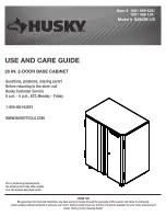 Предварительный просмотр 11 страницы Husky 002 953 222 Use And Care Manual