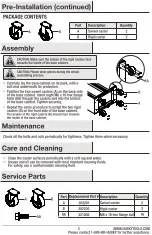 Предварительный просмотр 32 страницы Husky 002 953 222 Use And Care Manual