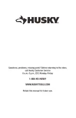 Предварительный просмотр 33 страницы Husky 002 953 222 Use And Care Manual