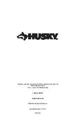 Preview for 25 page of Husky 1000 022 248 Use And Care Manual