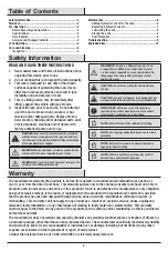 Preview for 2 page of Husky 1000 026 778 Use And Care Manual