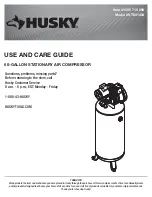 Preview for 1 page of Husky 1000710098 Use And Care Manual