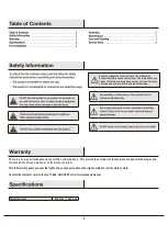 Preview for 2 page of Husky 1001513026 Use And Care Manual