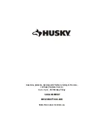 Предварительный просмотр 12 страницы Husky 1003 244 675 Use And Care Manual