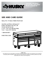 Предварительный просмотр 1 страницы Husky 1003000787 Use And Care Manual