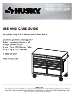 Preview for 1 page of Husky 1004319510 Use And Care Manual