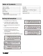 Preview for 2 page of Husky 1004319510 Use And Care Manual