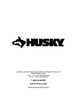 Preview for 10 page of Husky 1004319510 Use And Care Manual