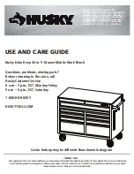 Preview for 1 page of Husky 1004708292 Use And Care Manual