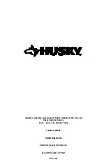 Preview for 19 page of Husky 1005 022 676 Use And Care Manual