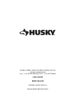 Preview for 24 page of Husky 1005308201 Use And Care Manual