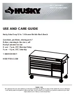 Предварительный просмотр 1 страницы Husky 1006330957 Use And Care Manual