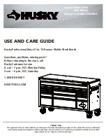 Preview for 1 page of Husky 1006386000 Use And Care Manual