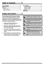 Preview for 2 page of Husky 102100-9-01 Use And Care Manual